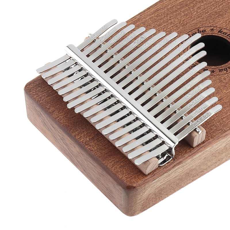 Alat Musik Kalimba Piano Jempol Mini 17 Tuts Dengan Tuning Hammer