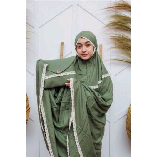 Mukena Katun Rayon Polos