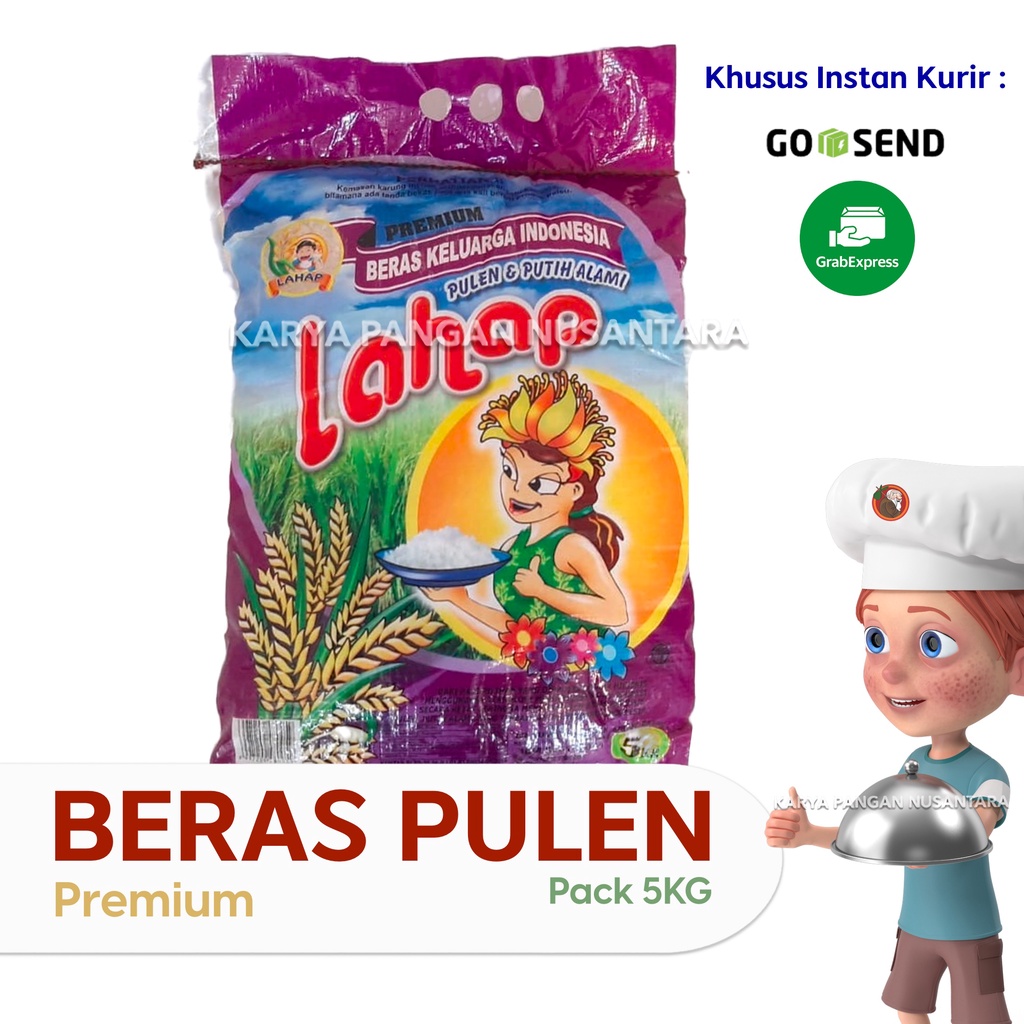 

BERAS LAHAP PULEN PREMIUM BERAS PULEN LAHAP WANITA PREMIUM 5KG INSTANT