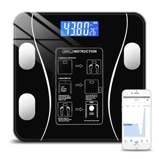 timbangan berat badan digital lcd skala presisi body fat scale floor