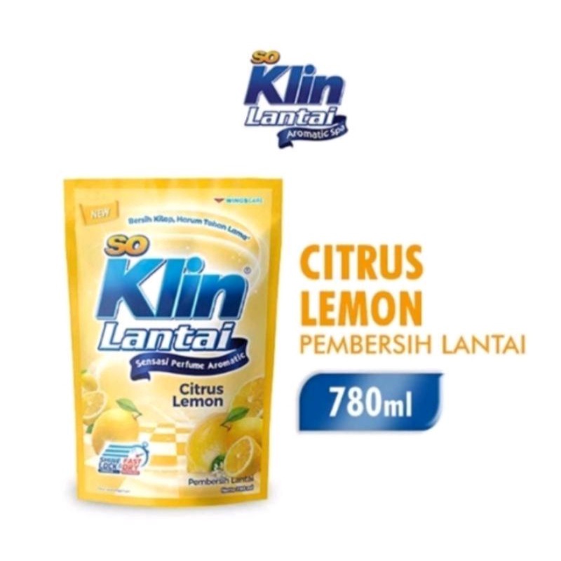 Soklin lantai lemon pembersih lantai 780 ml