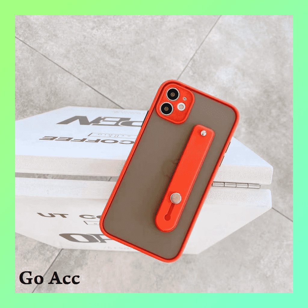 Softcase Aero + strapfinger For All Type Infinix Iphone Vivo