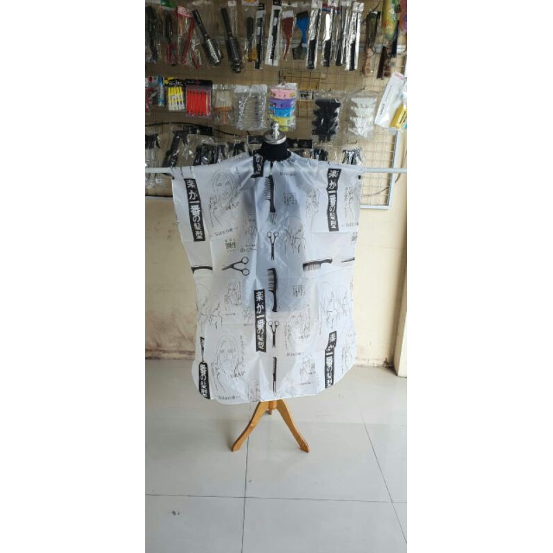 kain cape kip anak jubah penutup potong rambut