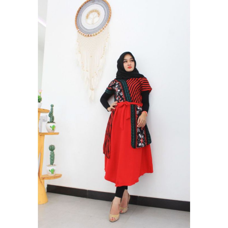 DRESS ANDIN DRESS BATIK SONGKET