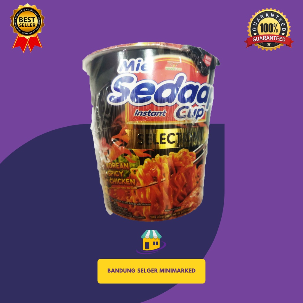 

MIE SEDAAP CUP INSTANT CUP SELECTION KOREAN SPICY CHICKEN GORENG 81GR