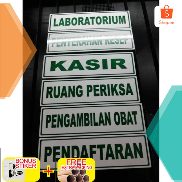 

CUSTOM ACRYLIC SIGN | PAPAN NAMA PINTU | PAPAN NAMA ACRYLIC Keren