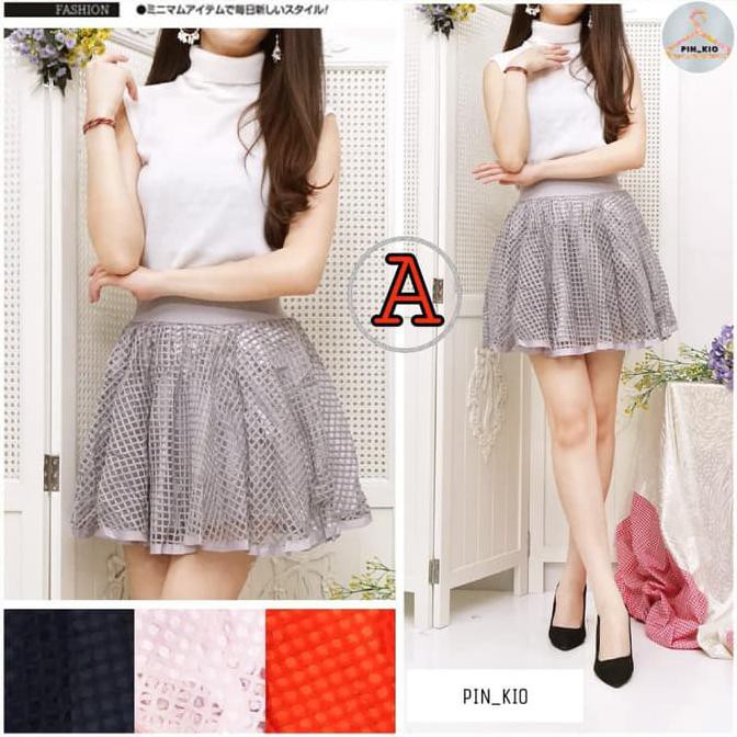 KREDIT ROK WANITA PANJANG. ROK PENDEK BRUKAT LAPIS FURING IMPORT / ROK FASHION WANITA KEKINIAN