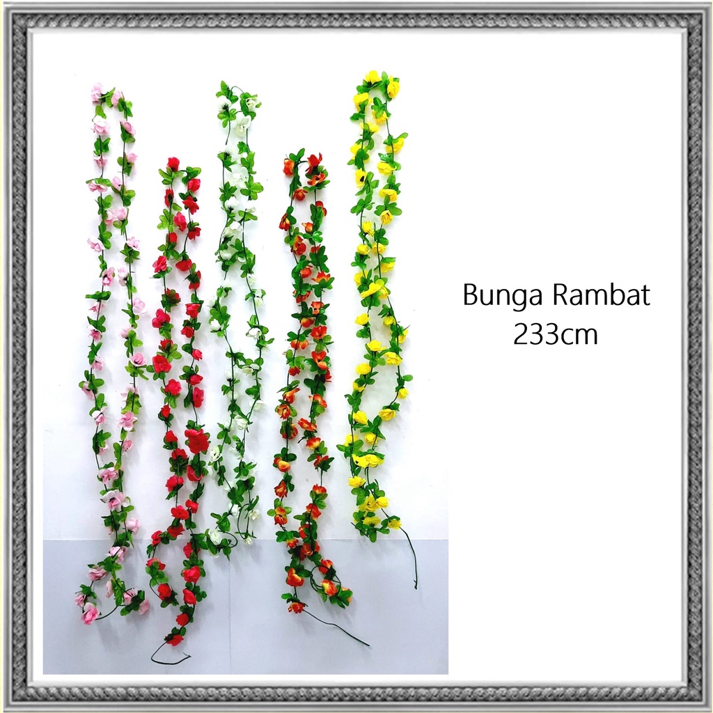 Bunga Rambat/Bunga Hiasan/Bunga Gantung 233cm