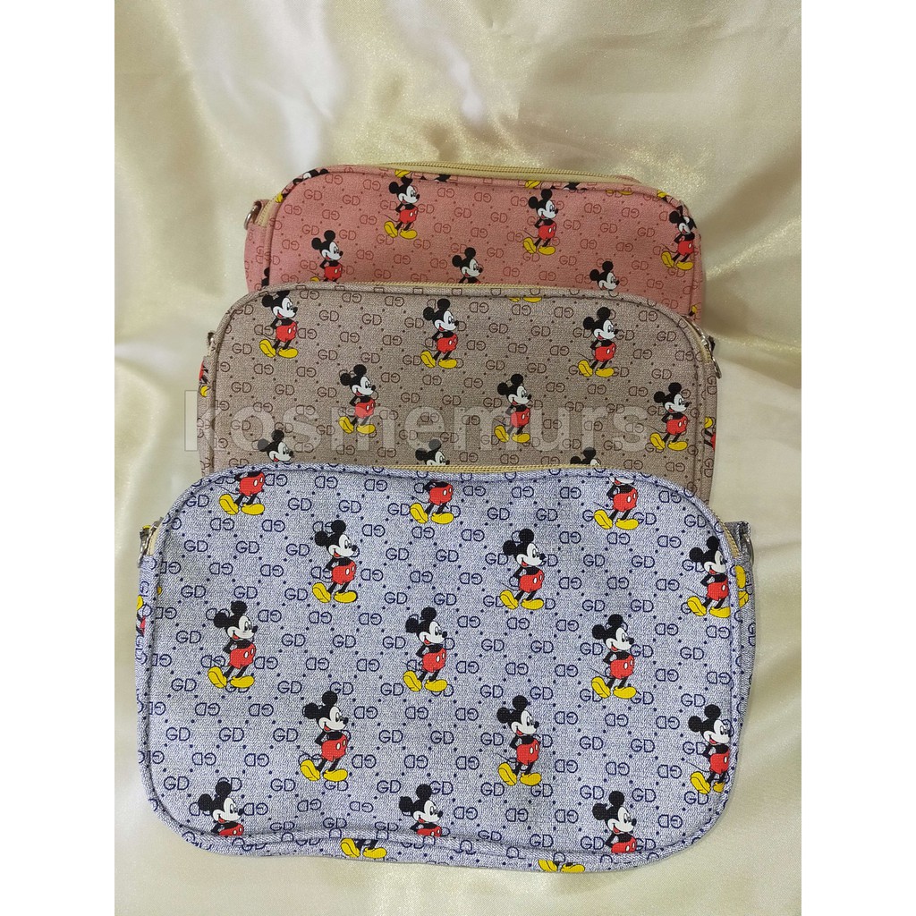 tas sling bag / selempang mickey mouse