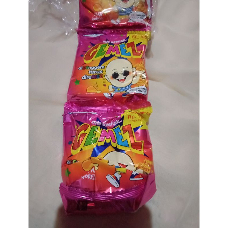 MIE GEMES BOTAK 1PCS MURAHH AYAM GORENG MI GEMEZ BOBOHO JADUL JAJAN LAWAS JADOEL GUNDUL