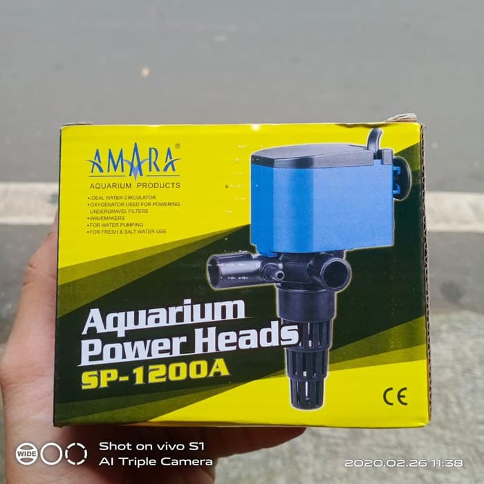 Amara SP1200A - Pompa Aquarium Filter Aquarium Mesin Pompa Aquarium