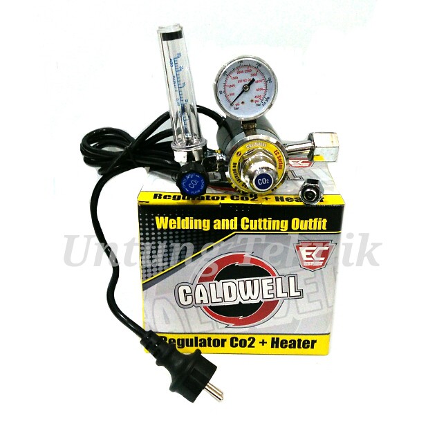 CALDWELL Regulator Las MIG CO2 + Heater / Pemanas untuk travo las MIG