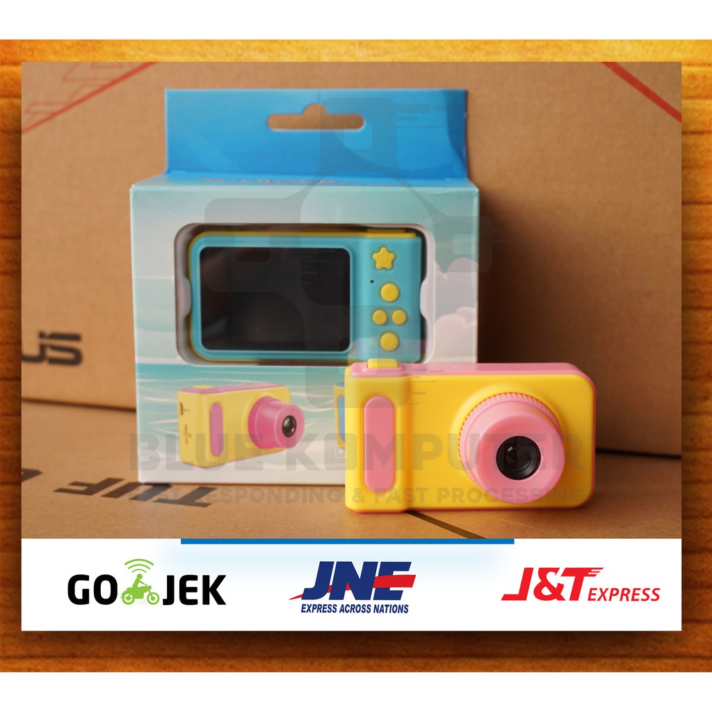 Jual Bluekomputer kamera digital mini fotografi anak kids camera