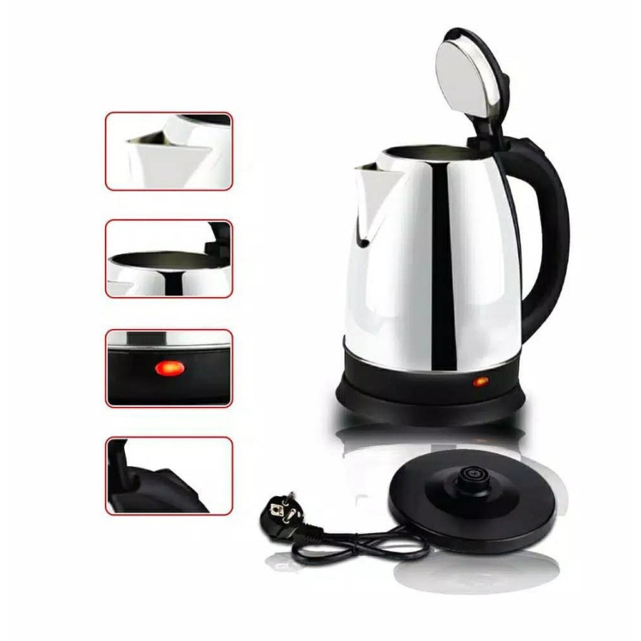 Kettle Listrik  Teko Listrik Ceret  Electric Kettle 2 L  Elektronik  Dispenser & Pemanas Air-4
