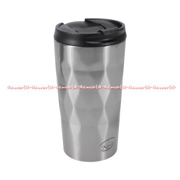 Kris Tumbler Stainless Steel Spiral 380ml Tempat Minuman Tambler Silver