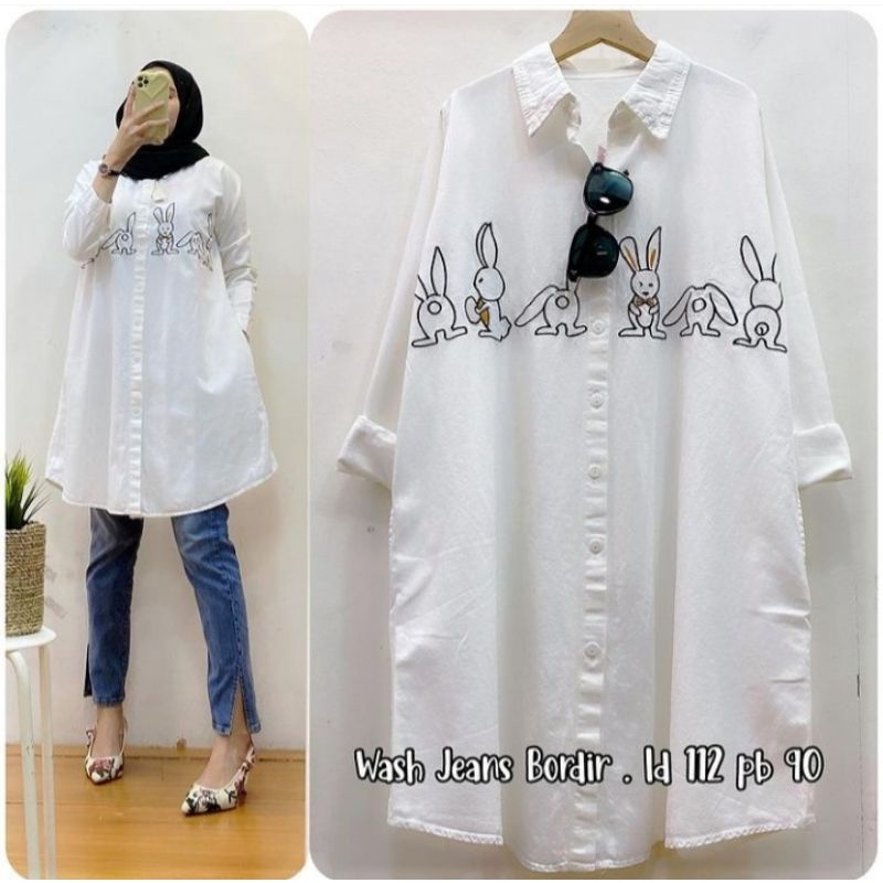 WHITE TUNIK