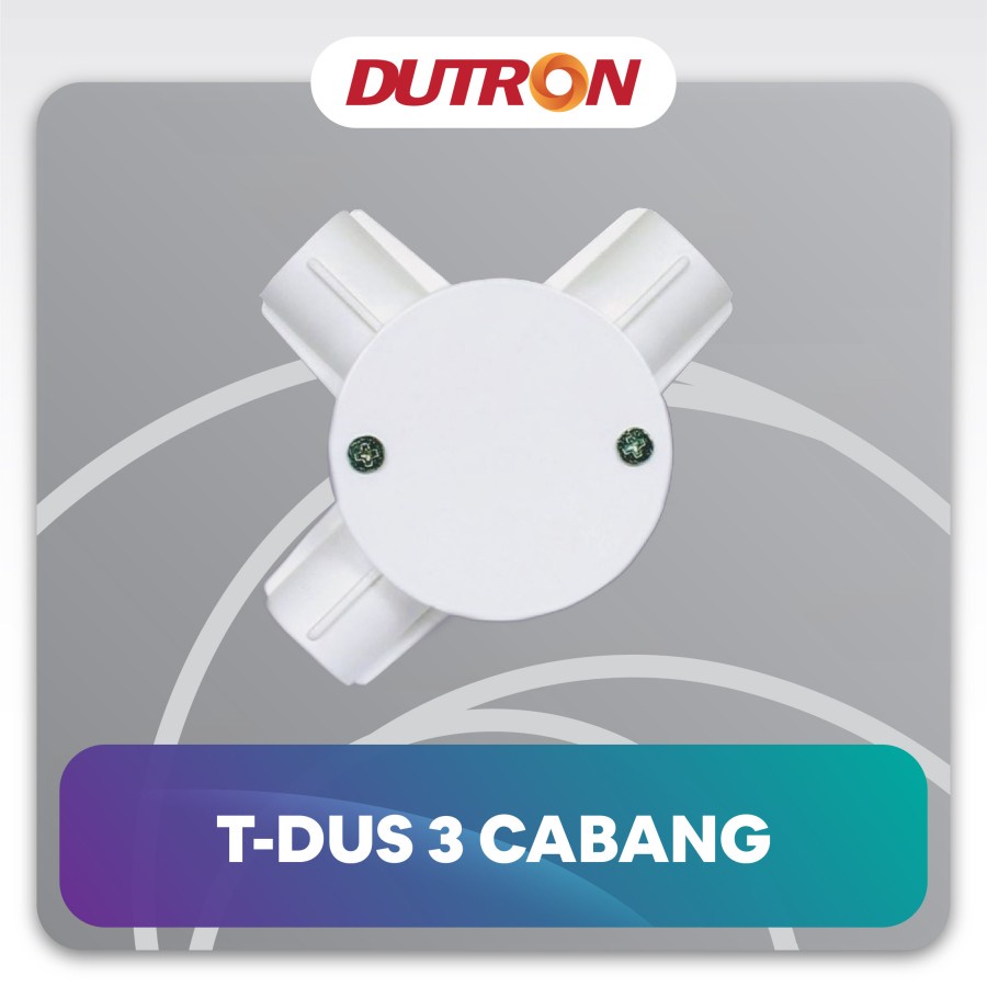 T Dus Cabang 3 Tdus Dutron Cabang 3 Sni Tdus 3 Lubang Dutron Putih T Dos