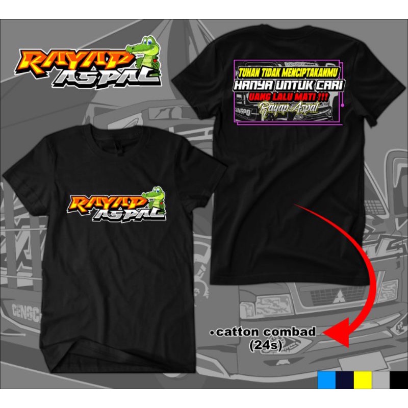 ( COD ) KAOS TRUCK RAYAP ASPAL  || KAOS TRUCK PRABOWO PBTC || KAOS TRUCK MANIA || SEKARTARO || KAOS 