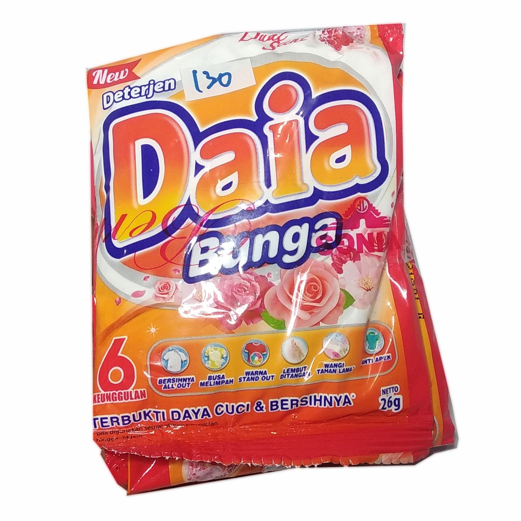 Daia bunga renceng 6 23 gram