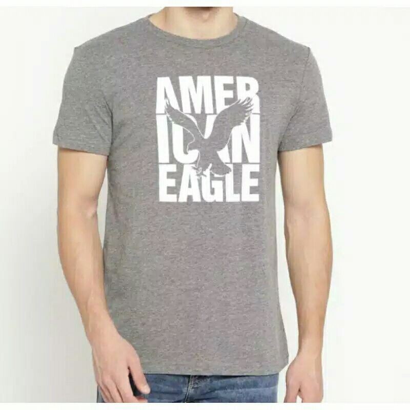 Kaos pria American Eagle grey