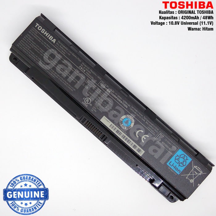 Original Baterai Toshiba M840 M805 M800 P800 S800 P870 P800 PA5024