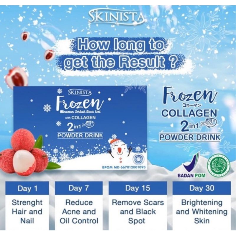 MINUMAN COLLAGEN PEMUTIH BADAN BPOM FROZEN COLLAGEN 2IN1 POWDER DRINK COLLAGEN BUBUK PEMUTIH KULIT