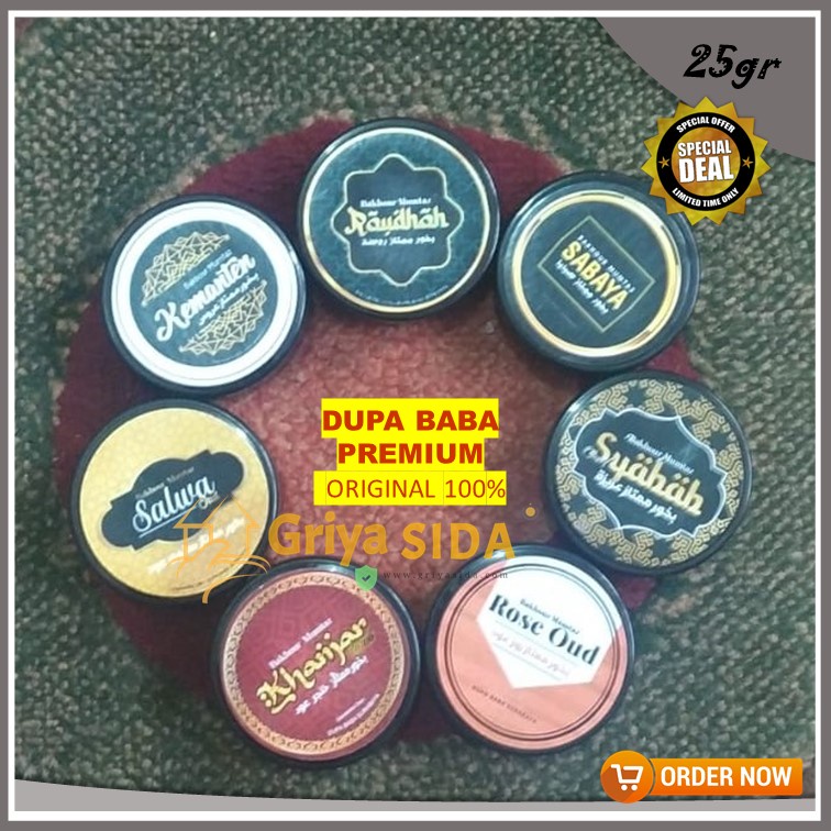 Dupa bukhur roudhoh 25gr premium buhur baba gahru Dupa Bakour Arab Pengahrum Ruangan PROMO