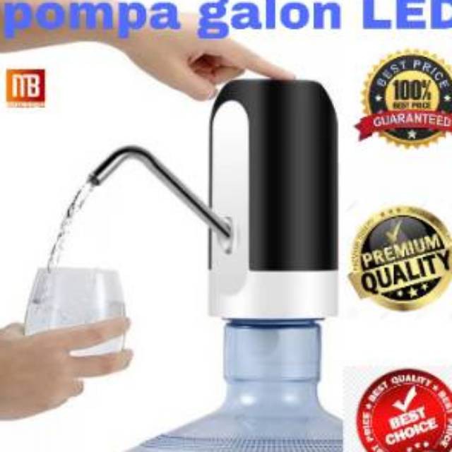 Pompa Galon Air elektrik /Mesin Sedot air Elektrik/Pompa air  galon Portable 1kg muat 4