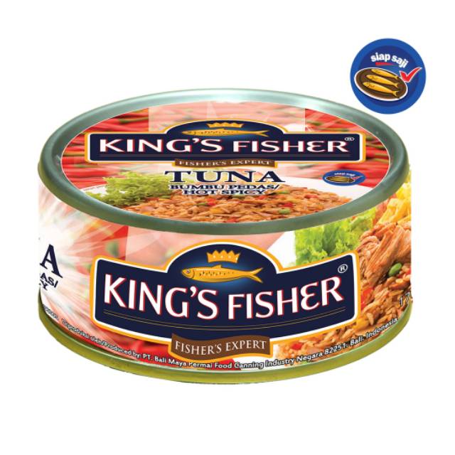 

Sarden King's Fisher Tuna Hot & Spicy 170 gram