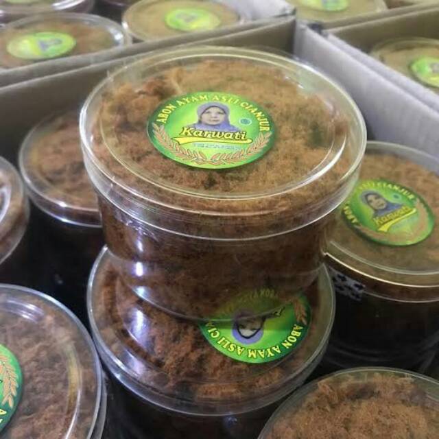 

Abon mini ayam karwati kemasan toples kecil