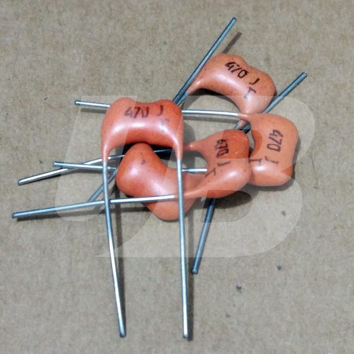 Kapasitor Silver Mika 470pf 0.47nf Silver Mica Capacitor AE SAN K31