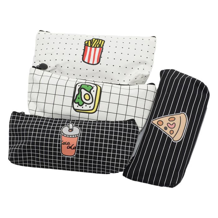 

Tempat Pensil Fast Food Pencil Case Pouch Bag Organizer ATK