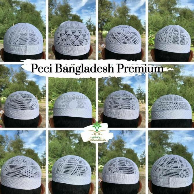 Peci Rajut Bangladesh Saudi Madinah Kopiah