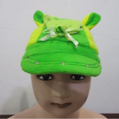 Topi Bulu Karakter Bear Beruang Warna Lucu Bayi Balita Anak