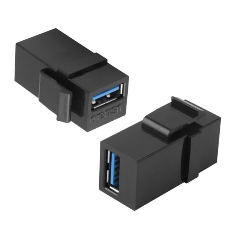Zzz 2pcs Adapter Jack USB 3.0 Female Ke Female Kecepatan Tinggi Hingga 4.8Gbps