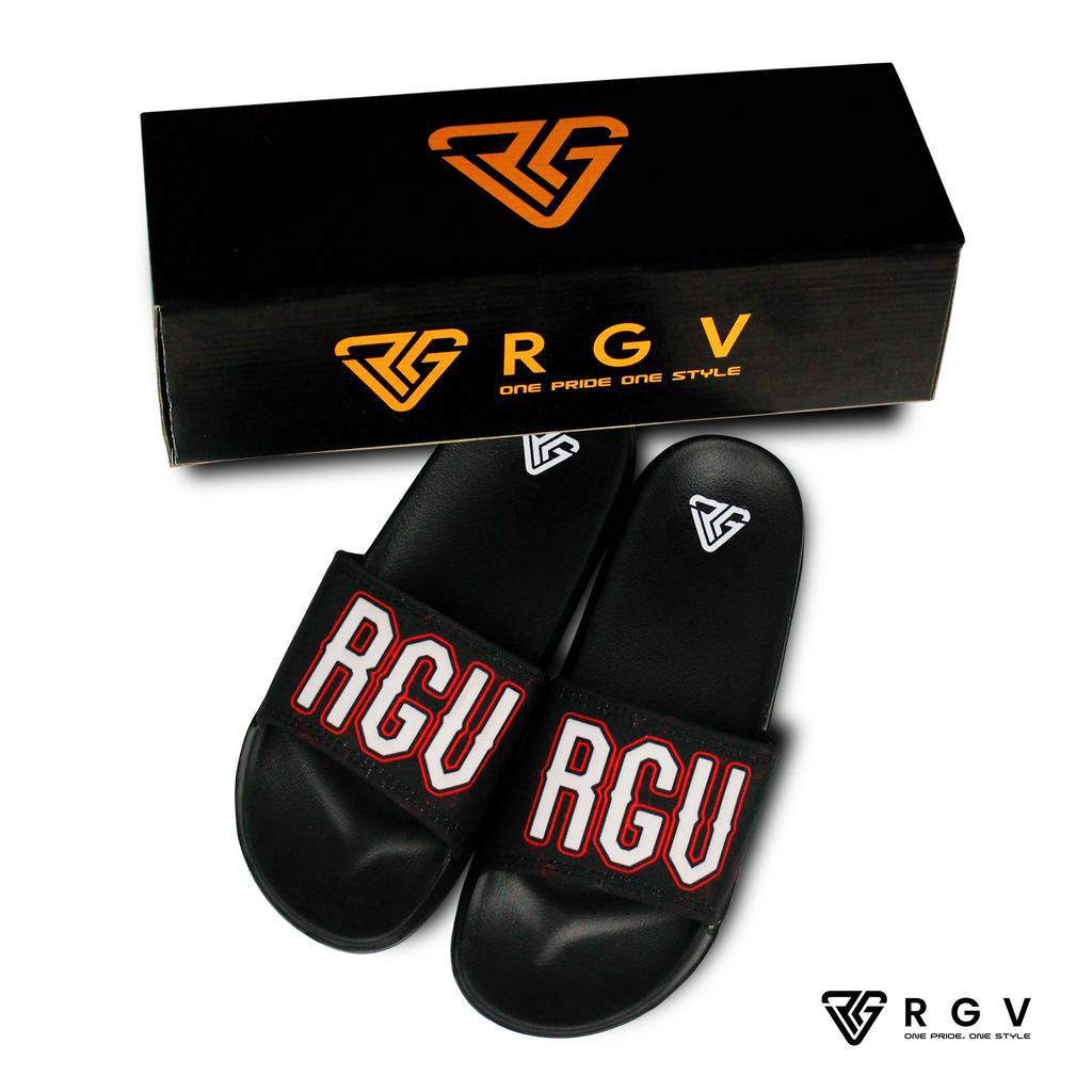 RGV - SANDAL PRIA DAN WANITA SLIDE SLIP ON SENDAL ANTI LICIN RINGAN SELOP MECHANIC RED