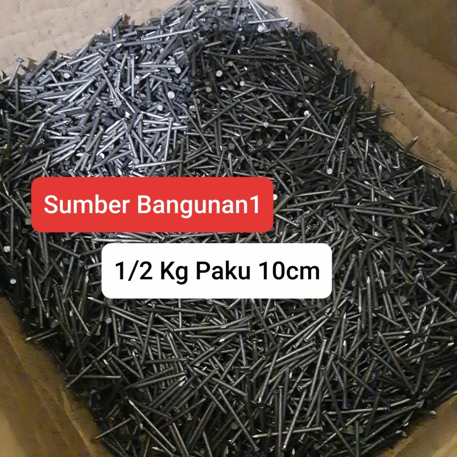 Paku Kayu 10cm paku reng kaso hitam bangunan hitam 10 cm balok