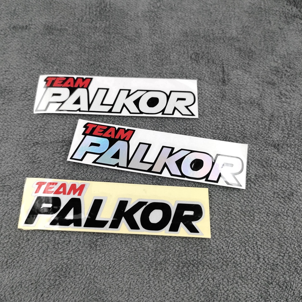 STICKER TEAM PALKOR STIKER CUTTING sticker motor mobil laptop cermin