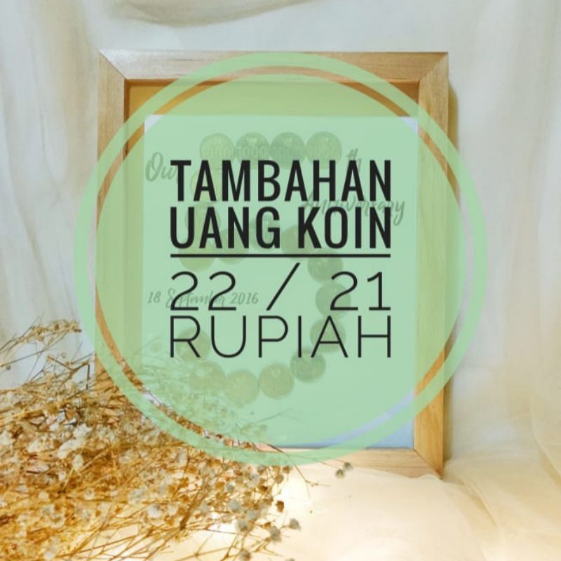 tambahan uang koin 22/ 21/23 rupiah asli dan replika