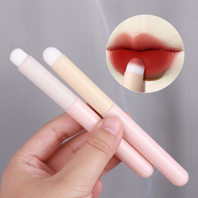 Brush Spons Bentuk Bulat Portable Ringan Untuk Makeup