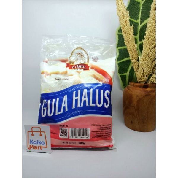 EDNA GULA HALUS 500G - ASLI PUTIH