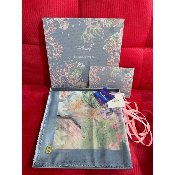 The little mermaid blue buttonscarves