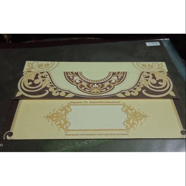 Blangko Udangan Erba 88170 (FREE PLASTIK OPP) / UNDANGAN / BLANGKO UNDANGAN / ERBA / UNDANGAN NIKAH