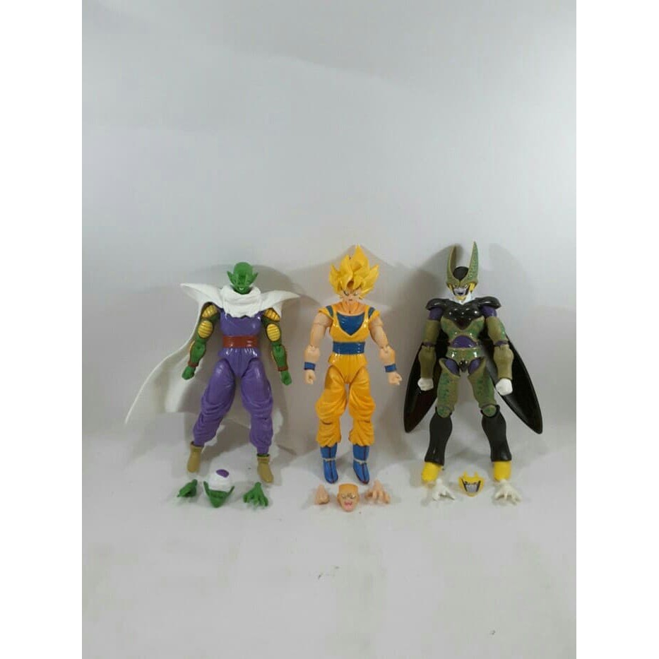 shf dragon ball z dbz goku vegeta trunks cell freza krilin bandai kw
