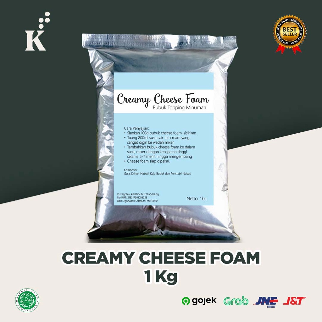 

CREAMY cream cheese foam / cheese tea / machhiato / cheese cream foam 1 Kg