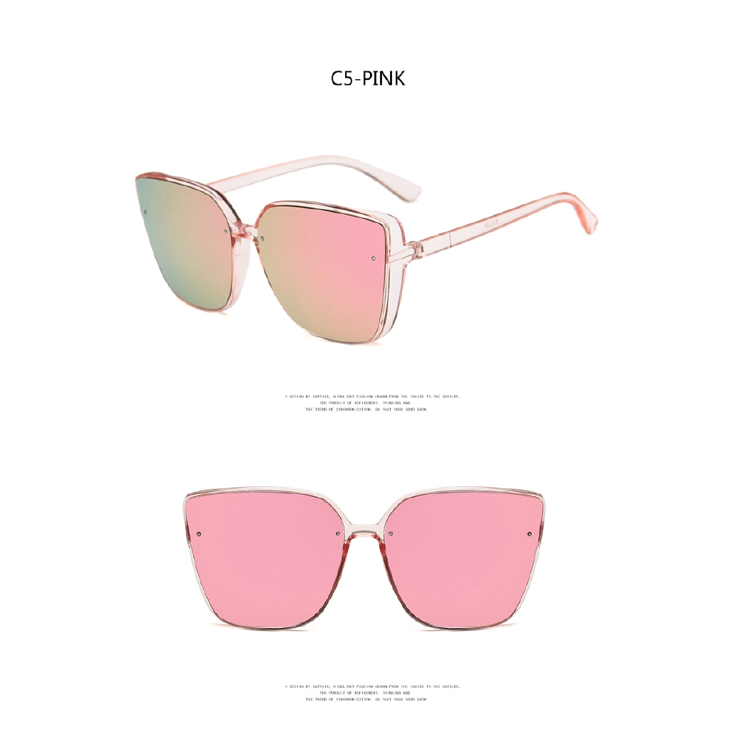 Fashionable Korean thick-edge ins trendy street sunglasses