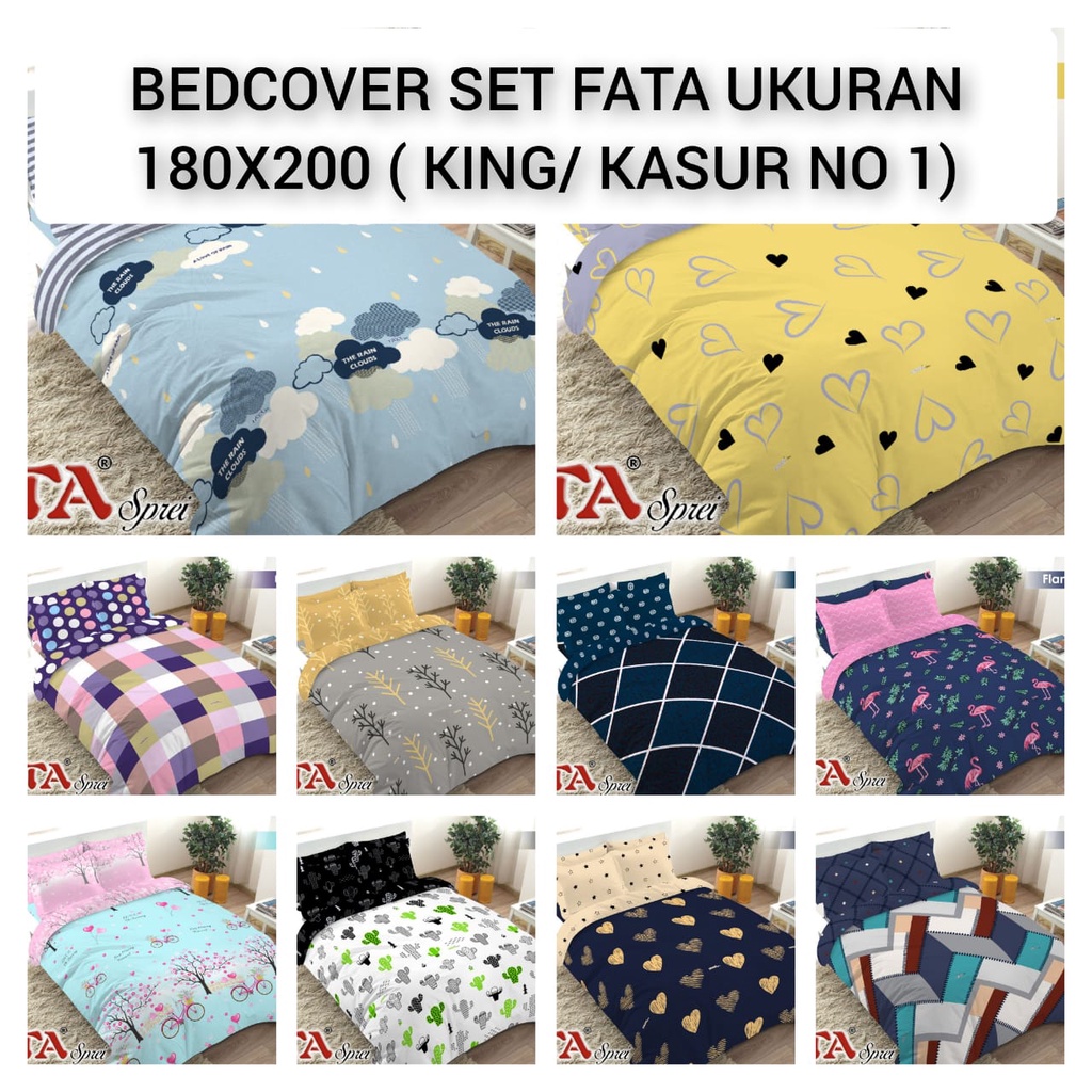 BEDCOVER FATA UKURAN 180X200 / BEDCOVER FATA 180X200