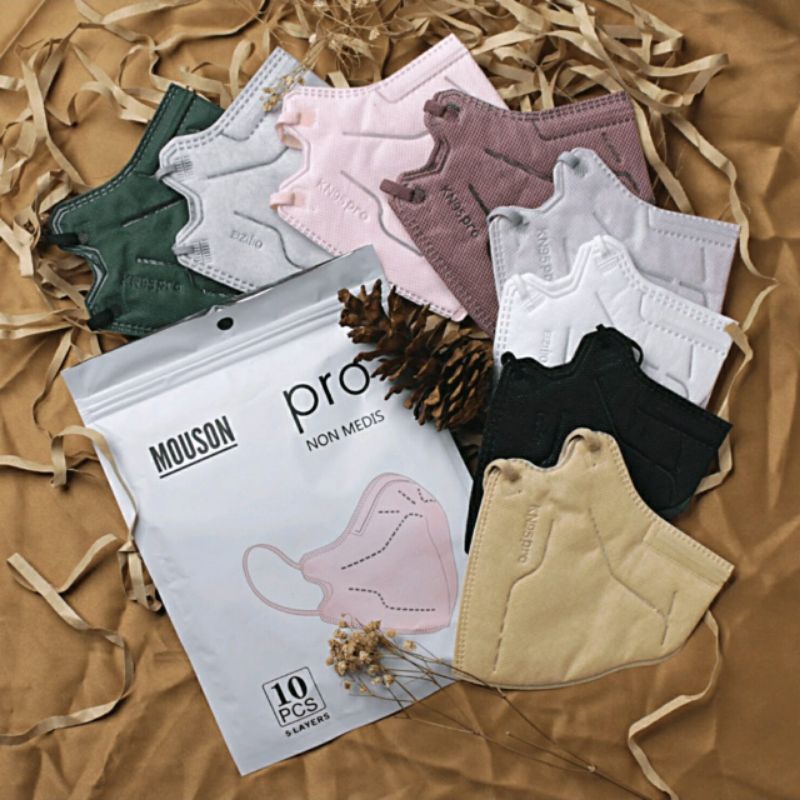 Masker KN95 MOUSON PRO Original Mouson 5ply isi 10pcs