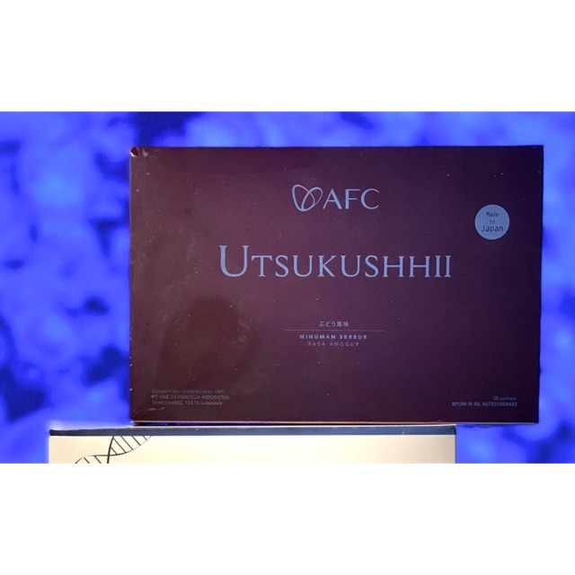 AFC UTSHUKUSHHII / utsukushii dijamin Original Sealed 28 SACHET