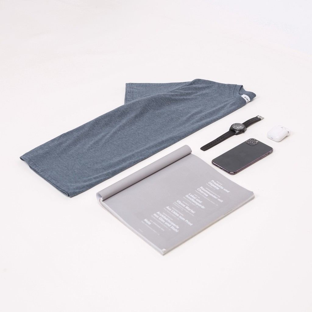 Kaos Polos Carbon MV-11 Ribsgold-Sport Grey